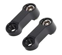 Vistreck 10mm Motorcycle Mirror Mount Riser Extender Adapter for NMAX 155 125 & More Models (Black)