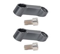 Vistreck 10mm Motorcycle Mirror Mount Riser Extender Adapter for NMAX 155 125 & More Models (Gray)