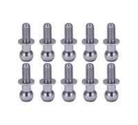 Vistreck 10pcs Metal Ball Head Link Rods for TT01 TT02 RC Car End (Ti)