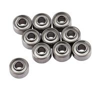 Vistreck 10pcs Mini Ball Bearings 3x8x4mm Double Shielded for 3D Printers, Quadcopters, and Model Projects