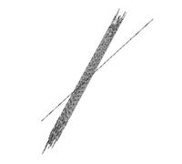 Vistreck 12-Piece Scroll Saw Blades Set with Spiral Teeth for Wood, Metal, and Plastic Cutting - #1 to #8 Options Available (2# saw blade)