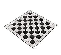 Vistreck 2 in 1 Chess and Checkers Set for Kids and Adults - Portable Paper Chessboard Combo with 32 Chess Pieces 24 Checkers