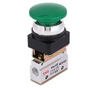Vistreck 2 Position 3 Way G1/8 Push Button Pneumatic Mechanical Valve MOV-03A for Air Control