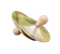 Vistreck 2PCS Copper Hand Cymbals for Kids - Excellent Sound Quality, Easy to Grip, E Onal Musical Instrument