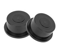 Vistreck 2Pcs PVC Surfboard Vent Hole System - Automatic Breathing Accessory for Paddle Boards & Boats (Black)