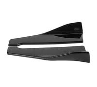 Vistreck 2Pcs Universal Side Skirt Rocker Splitters Lip Winglet - 18.9in Carbon Fiber Style Body Kit for Enhanced Aero Mics