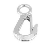 Vistreck 304 Stainless Steel Large Cargo Hook 0.3T & 0.5T Working Load Acity for Crane Rigging (0.3T)