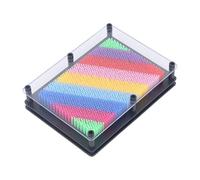 Vistreck 3D Pin Art Board Toy for Kids & Adults - Large Size Sensory Sculpture Game for Imagination & Creativity (Black)