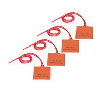 Vistreck 4Pcs 12V Silicone Heat Mat 7.5W Heater Pad for Drum Pipeline Heating - 120-150℃