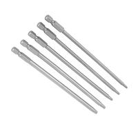 Vistreck 5 Pcs 150mm Security Star Screwdriver Bits Kit T10-T30 Magnetic Hex Shank