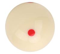 Vistreck 57.2mm Dot-Spot Practice Cue Ball for Billiards Training, Red Dot Standard Pool Ball (Red)