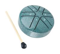 Vistreck 6 Note Steel Tongue Drum Portable Handpan Percussion Instrument | Carbon steel body, solid wood base, meditative sound therapy, yoga companion, beginners and pros learning music