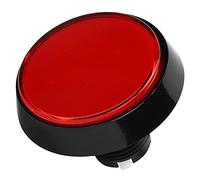 Vistreck 60mm Big Round Flat Push Button with LED Light and 3-Foot for Crane Hine Game Console (#1)