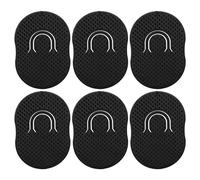 Vistreck 6pcs Portable Pocket Palm Combs for Men - Lightweight Handheld Massager Hair Brush & Beard Cleaning Comb