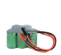 Vistreck 6V 1600mAh NiMH RX Battery for RC Model Receiver - Trapezoidal Power Pack for Remote Control Toys (character form)