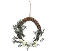 Vistreck Artificial Easter Wreath - Exquisite High Simulation Egg Wreath for Front Door Decorations, Easter Party Ornaments