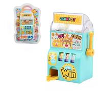 Vistreck Baby Kids Toddler Beverage Vending Lottery Hine Pretend Play E Onal Toy Set for Learning Fun (Cage Game Machine)