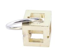 Vistreck Brain Teaser Puzzle Box - Alloy 3D Handheld Puzzle Toy for Creative Thinking & Problem Solving