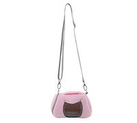 Vistreck Breathable Pink Small Animal Carrier Bag - Ideal for Travel with Hamsters & Small Pets (Roseate)
