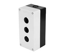 Vistreck BX3 22mm Push Button Switch Control Box - Three Hole Design, White (White)