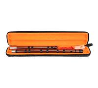 Vistreck C-Key Bamboo Flute Assembly Kit - 8 Years Dried Bitter Material with Brass Joints and Chinese Poem Engraving
