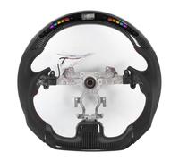 Vistreck Carbon Fiber Perforated Nappa LED Steering Wheel for G37 2009-2013 with Smart Module