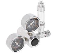 Vistreck CO2 Regulator with Dual Gauge Display for Aquatic Plants | Precision stainless steel design for aquariums, G5/8 and W21.8 interfaces.