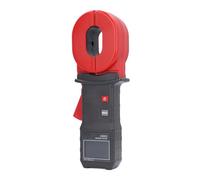 Vistreck Digital Ground Resistance Meter - LCD Display, Auto Ranging Clamp Tester, Measures 0.01~500Ω, Stores 500 Data Groups