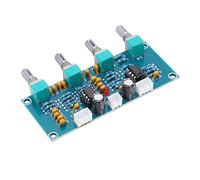 Vistreck Digital Power Amplifier Board with NE5532 Chip - 2 Channels Preamp Module DC12V~24V for o Amplification