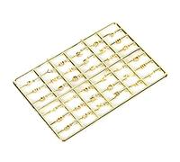 Vistreck Doll House Letters and Numbers Set 1/12 Scale for DIY Miniature Front Door Decor (Gold)