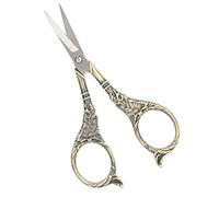 Vistreck European Retro Scissor - Handcrafted Bronze Scissors for Cross Stitch & Needlework (Qinggu (B01-003-00124))