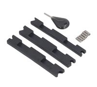 Vistreck Fin Box Converter for FUTURE Surfboards - 3pcs Professional Plastic Adapter with Key and Screws