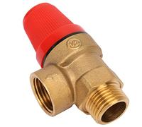 Vistreck G1/2'' Brass Spring Safety Valve DN15-3 Bar Pressure for Water Applications (3Bar DN15)
