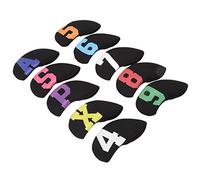 Vistreck Golf Iron Head Cover Set, Neoprene Protection | , soft neoprene, fits various brands, ideal for travel and storage, includes vibrant numbered covers.