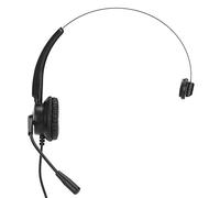 Vistreck H500 3.5mm Plug Headset with Adjustable Microphone for Clear Communication in Call Centers and Computers