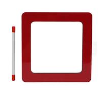 Vistreck Hand Drum for Kids - Red Compressed Board Resin Skin Percussion Instrument for Musical Enlightenment (Special-shaped drum (square))