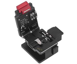 Vistreck High Accuracy Fiber Optic Cleaver with Automatic Return & Thickened Slide Rail for Fiber Cutting