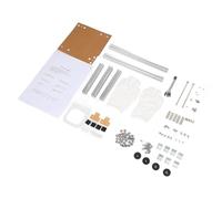 Vistreck ITX Computer Open Case Bracket for DIY Build - Aluminum Alloy Frame for Optimal Heat Dissipation & Easy Assembly (Silver)