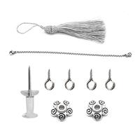 Vistreck Kalimba Thumb Piano Chain, Vibrato-Chain Kit for Finger Piano Musical Instrument Accessory, Easy to Install and Beautiful, Musical Talent for Kids