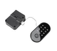 Vistreck Keyless Smart Fingerprint Cabinet Lock - 3 Unlock Methods, Biometric Drawer Lock with USB Backup for Home & Office