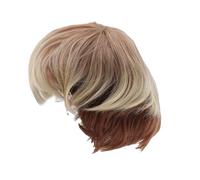 Vistreck Men’s Blonde Short Layered Wig - Synthetic Natural Heat-Resistant Cosplay Wig with