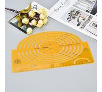 Vistreck Multifunctional Geometric Drawing Template Ruler for Architecture and Engineering (4352)