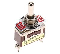 Vistreck On OFF On Momentary Toggle Switch SPDT 3 Pin 12mm 15A 250VAC - Compact and Versatile for Automotive and Industrial Use