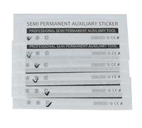 Vistreck Professional Disposable Semi Permanent Eyebrow Auxiliary Stickers - 6 Pack, Sanitary Design, Various Shapes for Perfect Brow Positioning