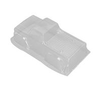 Vistreck RC Car Body Shells for Axial SCX24 - 1:24 Scale, 125mm Wheelbase, Multi-Color, Shock Resistant Accessories (Transparent)