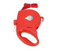 Vistreck Retractable Dog Leash with Built-in Water Bottle, 360° Rotatable Hook, Collapsible Bowl & Trash Bag Dispenser for Pets