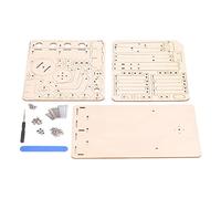 Vistreck Robot Arm Hydraulic Wooden Mechanical Model Building Kit - E Onal Toy for Kids