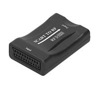 Vistreck SCART to RF Adapter Converter for TV Box - 61.25/67.25MHz Output, Improves Signal Range