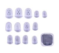 Vistreck Silica Gel Fingertip Protectors & Guitar Finger Picks Set for Pain-Free Playing