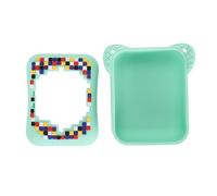 Vistreck Silicone Cover Case for Interactive Toy with Lanyard - Scratch Resistant Storage for Electronic Pets (Green)